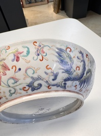 A Chinese famille rose 'Bajixiang' plate, Tongzhi mark and of the period