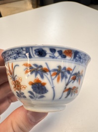 22 Chinese blue, white, famille rose and Imari-style wares, Kangxi and later