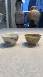 34 Chinese famille rose, verte, Imari-style and blue and white wares, Kangxi and later