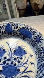 34 Chinese famille rose, verte, Imari-style and blue and white wares, Kangxi and later
