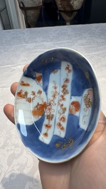 34 Chinese famille rose, verte, Imari-style and blue and white wares, Kangxi and later