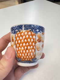 22 Chinese blue, white, famille rose and Imari-style wares, Kangxi and later