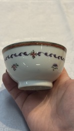 34 Chinese famille rose, verte, Imari-style and blue and white wares, Kangxi and later