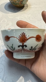 34 Chinese famille rose, verte, Imari-style and blue and white wares, Kangxi and later