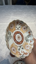 34 Chinese famille rose, verte, Imari-style and blue and white wares, Kangxi and later