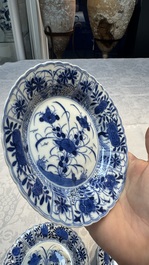 34 Chinese famille rose, verte, Imari-style and blue and white wares, Kangxi and later