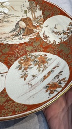 A pair of Japanese Kutani dishes, Edo/Meiji, 19th C.