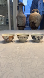 34 Chinese famille rose, verte, Imari-style and blue and white wares, Kangxi and later