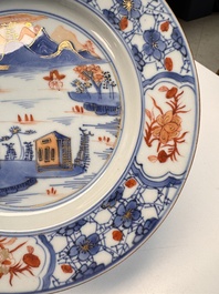 22 Chinese blue, white, famille rose and Imari-style wares, Kangxi and later