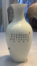 A Chinese polychrome 'Erotic' vase, an iron-red 'Phoenix' jar and a famille verte 'Dragon' stand,  Chun Yi Tang Zhi 春怡堂制 and Tongzhi mark, 19/20th C.