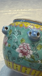 A Chinese famille rose 'kamcheng' bowl and cover for the Straits or Peranakan market, 19th C.