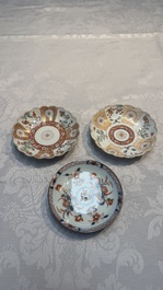 34 Chinese famille rose, verte, Imari-style and blue and white wares, Kangxi and later