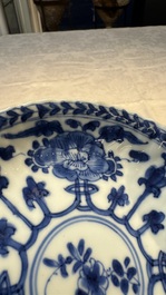 34 Chinese famille rose, verte, Imari-style and blue and white wares, Kangxi and later
