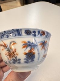 22 Chinese blue, white, famille rose and Imari-style wares, Kangxi and later