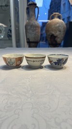 34 Chinese famille rose, verte, Imari-style and blue and white wares, Kangxi and later