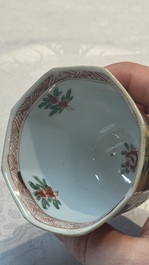 34 Chinese famille rose, verte, Imari-style and blue and white wares, Kangxi and later