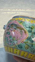 A Chinese famille rose 'kamcheng' bowl and cover for the Straits or Peranakan market, 19th C.