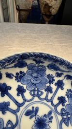 34 Chinese famille rose, verte, Imari-style and blue and white wares, Kangxi and later