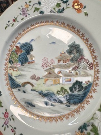 22 Chinese blue, white, famille rose and Imari-style wares, Kangxi and later