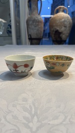 34 Chinese famille rose, verte, Imari-style and blue and white wares, Kangxi and later