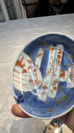 34 Chinese famille rose, verte, Imari-style and blue and white wares, Kangxi and later