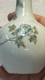 Eight Chinese famille rose and verte wares, 19/20th C.