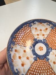 22 Chinese blue, white, famille rose and Imari-style wares, Kangxi and later