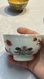 34 Chinese famille rose, verte, Imari-style and blue and white wares, Kangxi and later