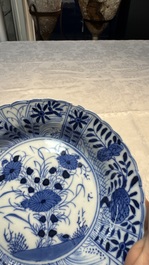 34 Chinese famille rose, verte, Imari-style and blue and white wares, Kangxi and later