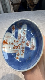 34 Chinese famille rose, verte, Imari-style and blue and white wares, Kangxi and later