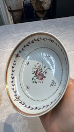 34 Chinese famille rose, verte, Imari-style and blue and white wares, Kangxi and later