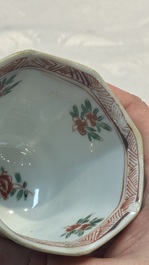 34 Chinese famille rose, verte, Imari-style and blue and white wares, Kangxi and later