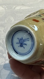 34 Chinese famille rose, verte, Imari-style and blue and white wares, Kangxi and later