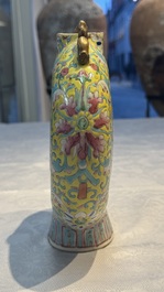 Eight Chinese famille rose and verte wares, 19/20th C.
