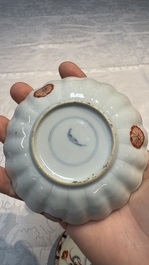 34 Chinese famille rose, verte, Imari-style and blue and white wares, Kangxi and later