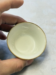 A set of seven Chinese famille rose nesting bowls with narrative design, Daoguang