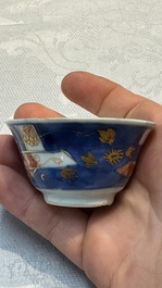 34 Chinese famille rose, verte, Imari-style and blue and white wares, Kangxi and later