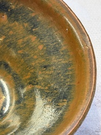 Two Chinese Jian tea bowls and two Dongzhangyao black-glazed tea bowls, Song