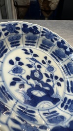 34 Chinese famille rose, verte, Imari-style and blue and white wares, Kangxi and later