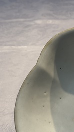 Eight Chinese famille rose and verte wares, 19/20th C.