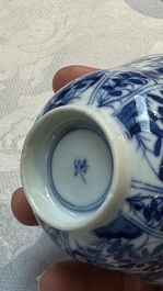 34 Chinese famille rose, verte, Imari-style and blue and white wares, Kangxi and later