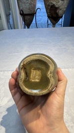 A Chinese conjoined teadust&ndash;glazed bottle vase, Republic
