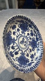 34 Chinese famille rose, verte, Imari-style and blue and white wares, Kangxi and later