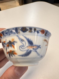 22 Chinese blue, white, famille rose and Imari-style wares, Kangxi and later