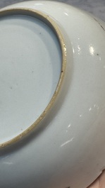 34 Chinese famille rose, verte, Imari-style and blue and white wares, Kangxi and later