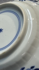 34 Chinese famille rose, verte, Imari-style and blue and white wares, Kangxi and later