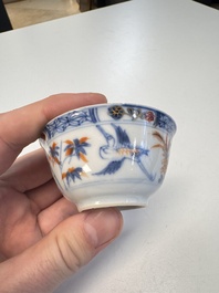 22 Chinese blue, white, famille rose and Imari-style wares, Kangxi and later