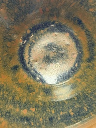 Two Chinese Jian tea bowls and two Dongzhangyao black-glazed tea bowls, Song