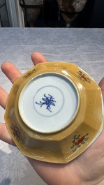 34 Chinese famille rose, verte, Imari-style and blue and white wares, Kangxi and later