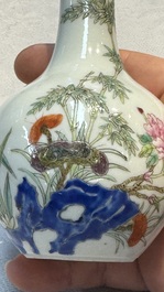 Eight Chinese famille rose and verte wares, 19/20th C.